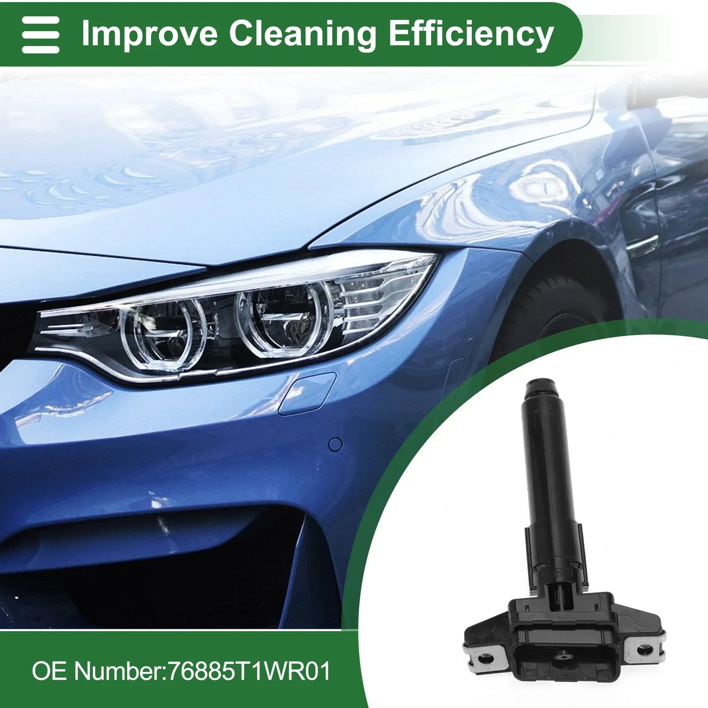 Driver Side Headlight Washer Nozzle for Honda CR-V (2015-2020)
