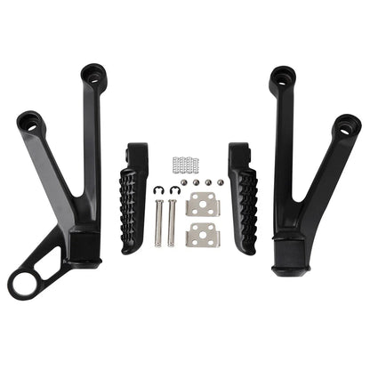 Foot Pegs Footrest Brackets Set for Kawasaki Ninja ZX10R (2004-2005)