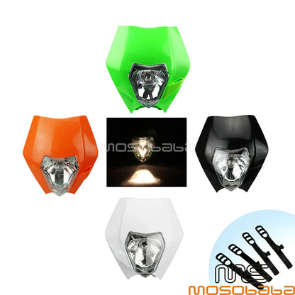 E4 Enduro Headlight Assembly for KTM EXC300 XCF250 XCW 300 TPI 690 Enduro R
