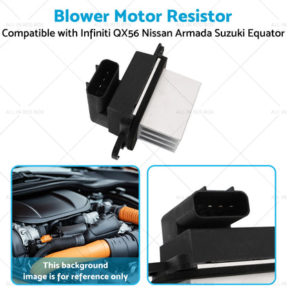 Blower Motor Resistor for Infiniti QX56, Nissan Armada, Suzuki Equator (2004-2013)