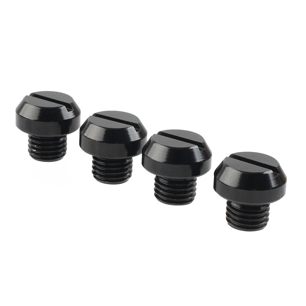 4PCS M10 Motorcycle Mirror Hole Blanking Plugs Screws Caps