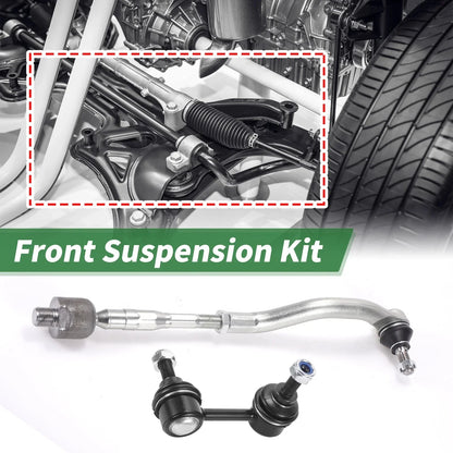 8pcs Front Suspension Kit for Honda Civic  - Tie Rod Ends, Sway Bar Links, Ball Joints