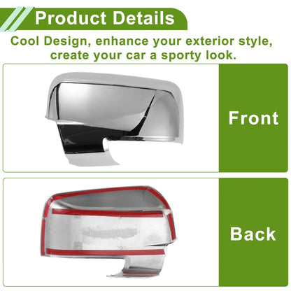 Left Right Side Mirror Cover Cap Replacement for Dodge - Electroplating Color