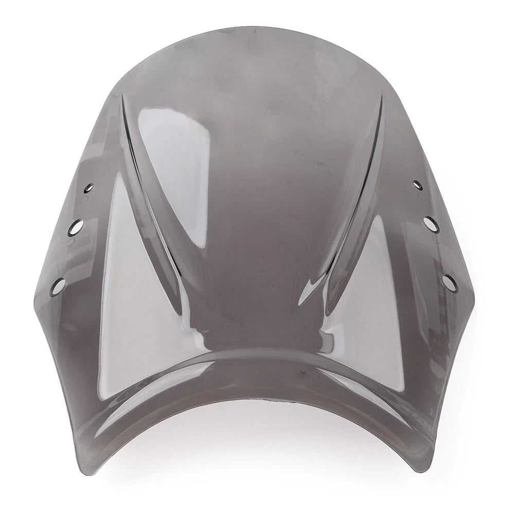 Gray Universal Motorcycle Windshield Deflector