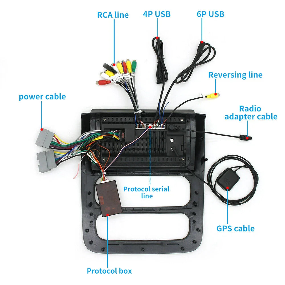 9'' Car Stereo GPS Navigation for Dodge Ram 1500 2500 3500 (2002-2005)