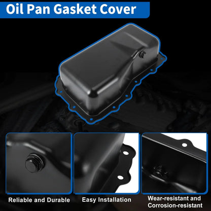 Engine Oil Pan Sump with Drain Plug for Dodge Grand Caravan (2009-2010)