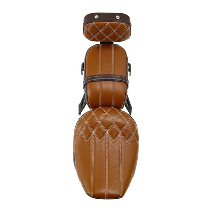 Driver & Passenger Seat Backrest Pad for Indian Scout Bobber (2018-2023)