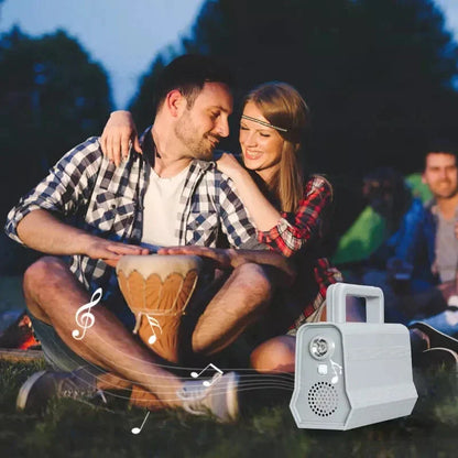 Portable Mini Solar Power Lighting System with Music Speaker
