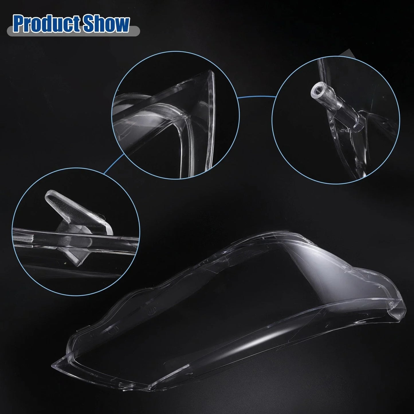 Headlight Clear Lens Cover for BMW 5-Series E60 (2004-2007)