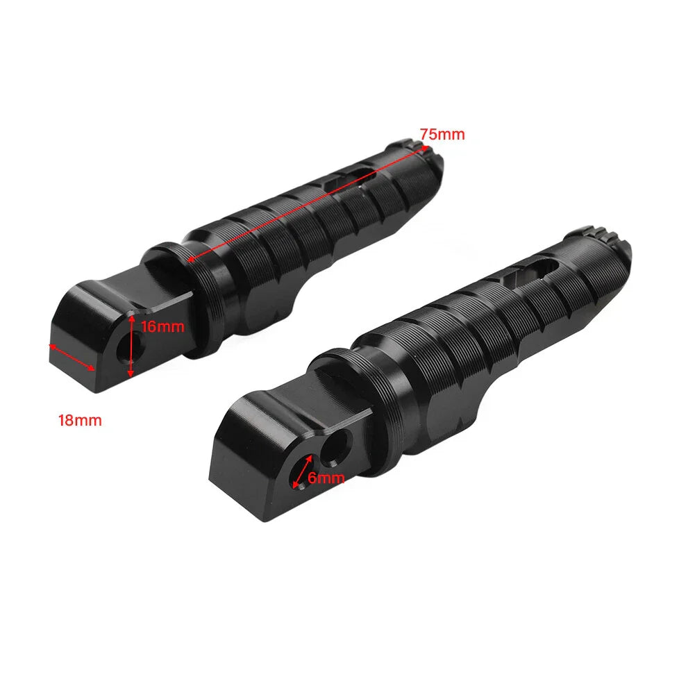 Rear Footrests Pegs for Benelli BN302S (2018-2023) & QJMotor Race 250 350