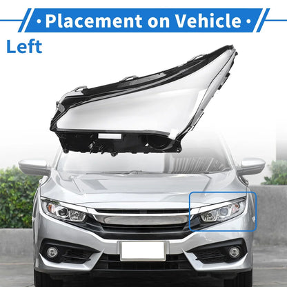 Car Front Left Headlight Lens Cover for Lexus NX200/NX300h (2014-2020)