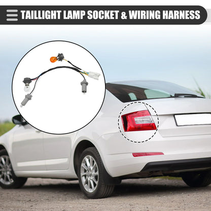 Rear Tail Light Socket Wiring Harness for Hyundai Sonata (2011-2014)