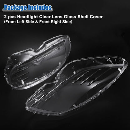 Headlight Clear Lens Cover for Mercedes Benz C-Class W204 (2007-2014)