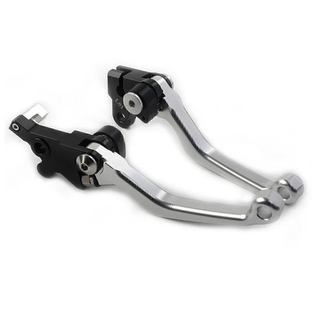 CNC Silver Pivot Brake Clutch Levers for Honda XR250 XR400 (1995-2007)
