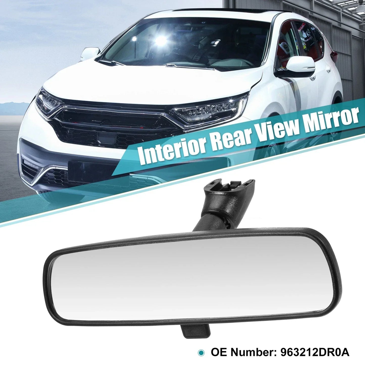 Black Inner Rearview Mirror for Nissan Altima (2013-2018)