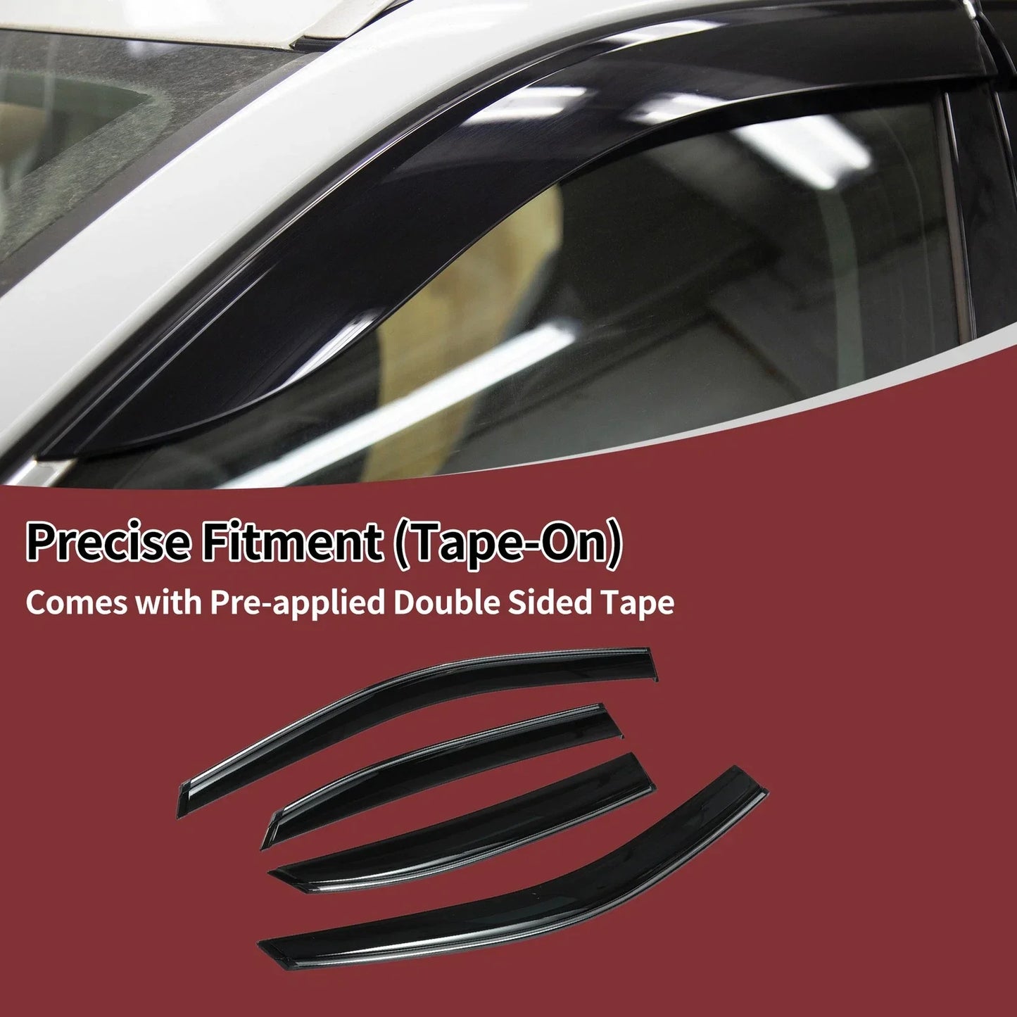Window Deflectors for Lexus RX350 RX450h Side Window Vent Visors (2010-2015)