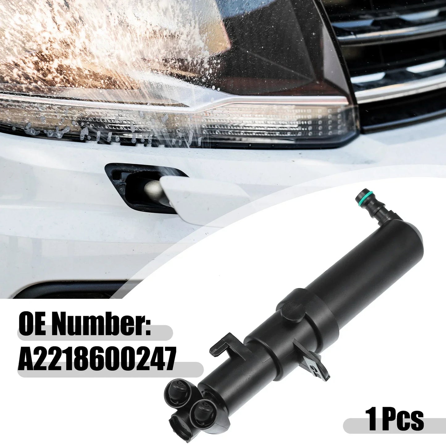 Front Right Auto Headlight Washer Nozzle for Mercedes-Benz CL 550 (2007-2014)
