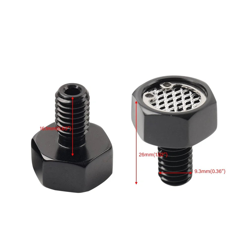 Black Head Breather Bolt for Harley Big Twin Touring Road King Sportster XL 883