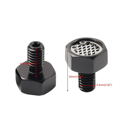 Black Head Breather Bolt for Harley Big Twin Touring Road King Sportster XL 883