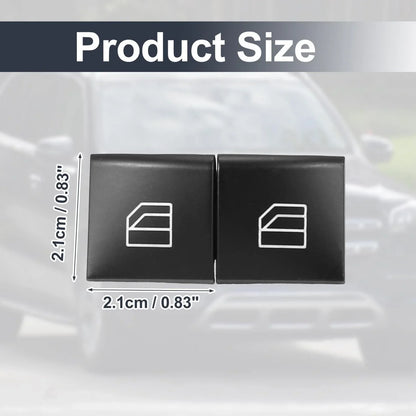4 x Driver Window Switch Button Covers for Mercedes Benz ML GL R Class (2006-2012)