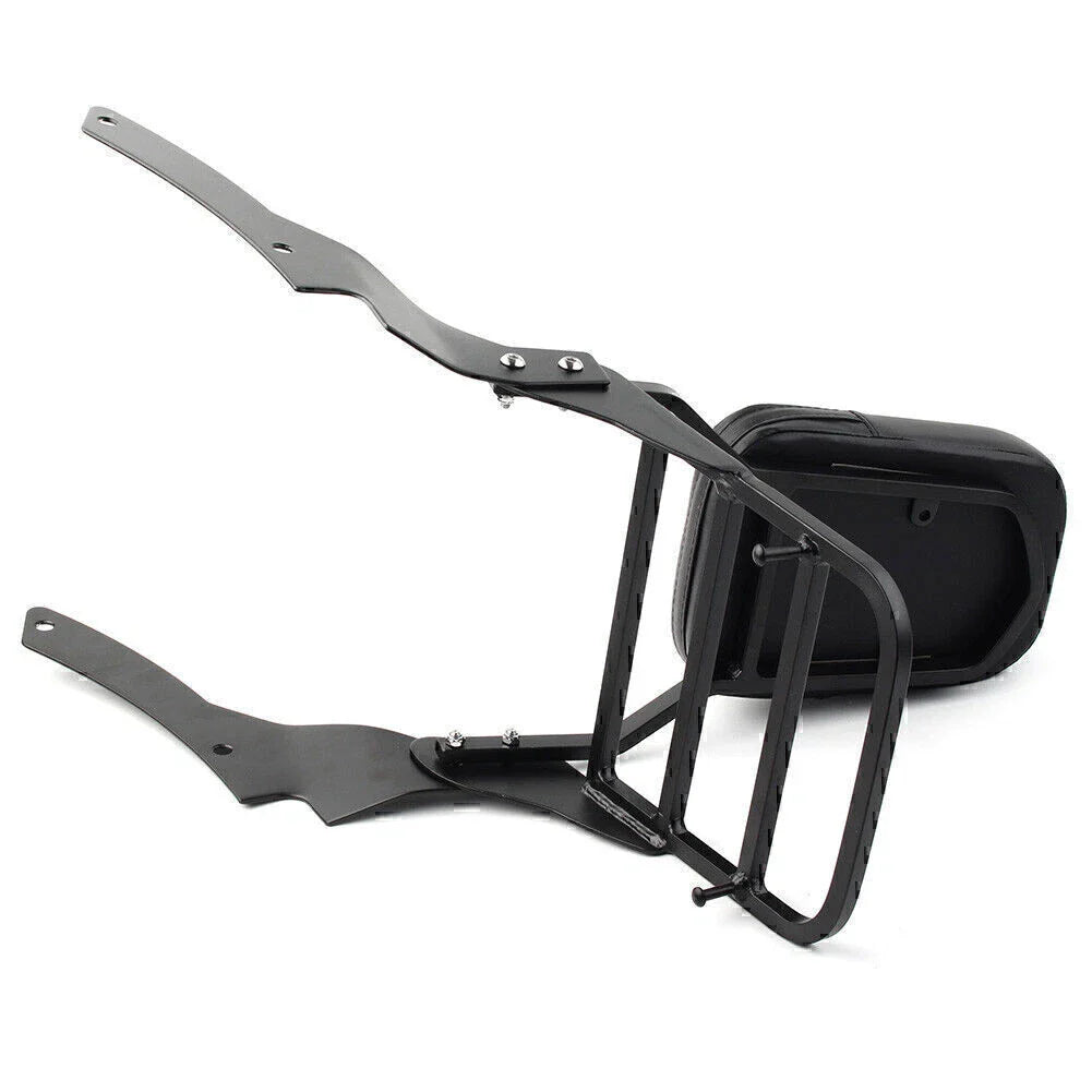 Backrest Sissy Bar Luggage Rack for Yamaha V-Star XVS400 XVS650 (98-13)