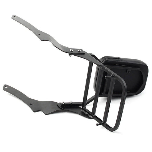 Backrest Sissy Bar Luggage Rack for Yamaha V-Star XVS400 XVS650 (98-13)