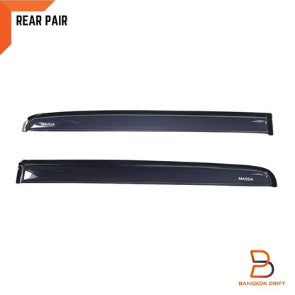 Weather Shield Window Visor Rain Guard for Mazda BT-50 BT50 12-20 Dual Cab