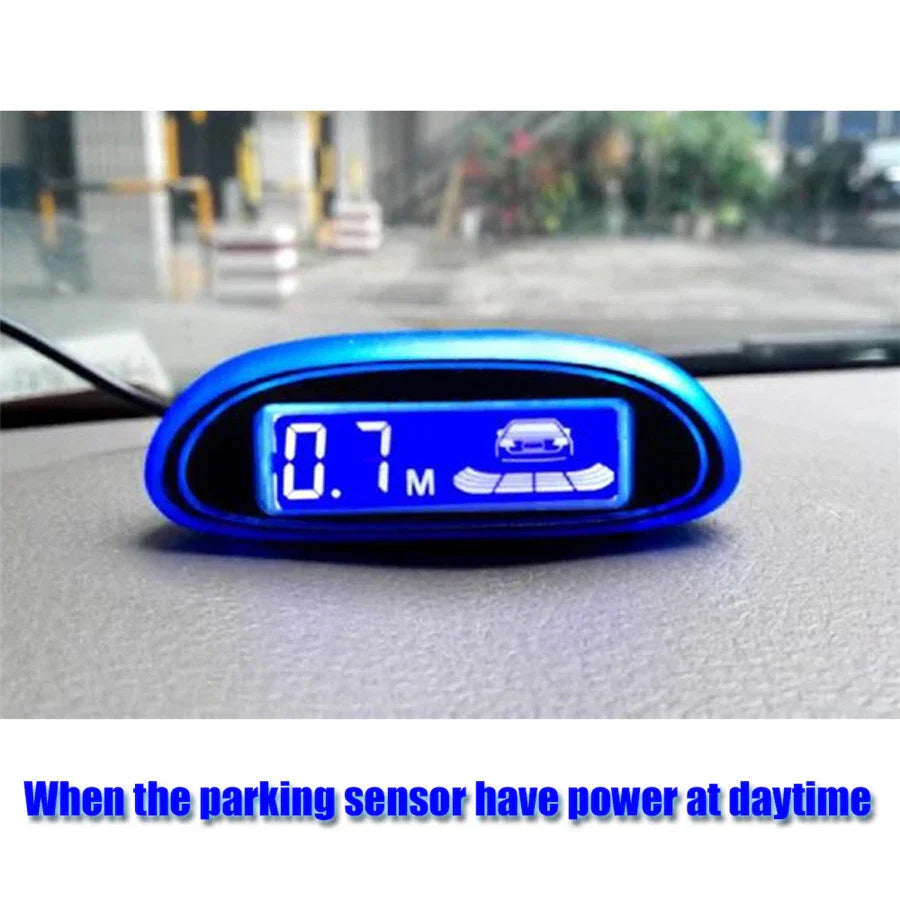 Blue Light Sensor Reverse Backup Radar Monitor System for Cars