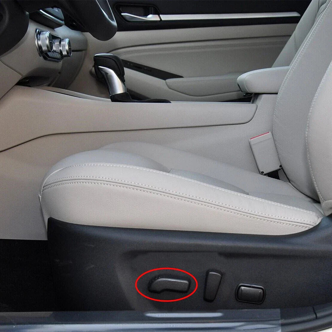 Seat Backrest Adjust Switch Button Cap Cover for Nissan Altima (2013-2018)