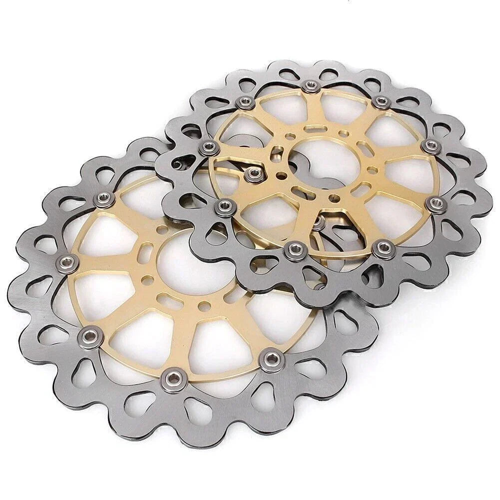 Brake Disc Rotors Front & Rear 3 x For Suzuki TL1000R GSXR750 GSXR600 (1997-2001)