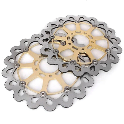 Brake Disc Rotors Front & Rear 3 x For Suzuki TL1000R GSXR750 GSXR600 (1997-2001)