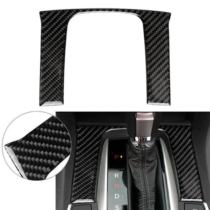 Interior Gear Cover Panel Trim Carbon Fiber for Honda Civic (2016-2019)