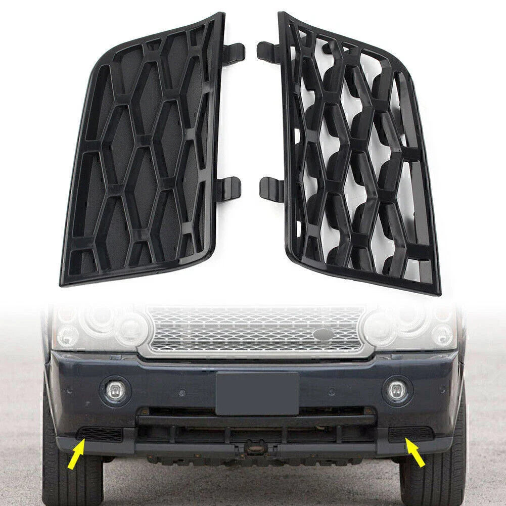 ABS Black Front Bumper Air Inlet Grill Cover for Range Rover (2006-2009)