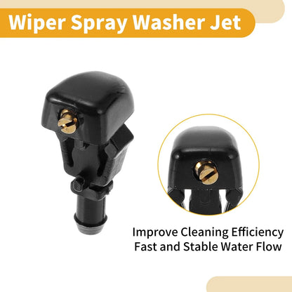 Windshield Washer Nozzle Kit for Dodge Durango (2011-2023) with Hose Connector