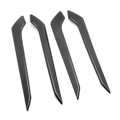Inner Door Panel Armrest Cover Trim for Toyota RAV4 (2019-2022) Carbon Fiber