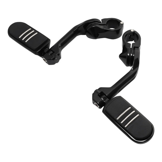 1-1/4 32mm Long Angled Highway Foot Pegs for Harley Road Street Electra Glide