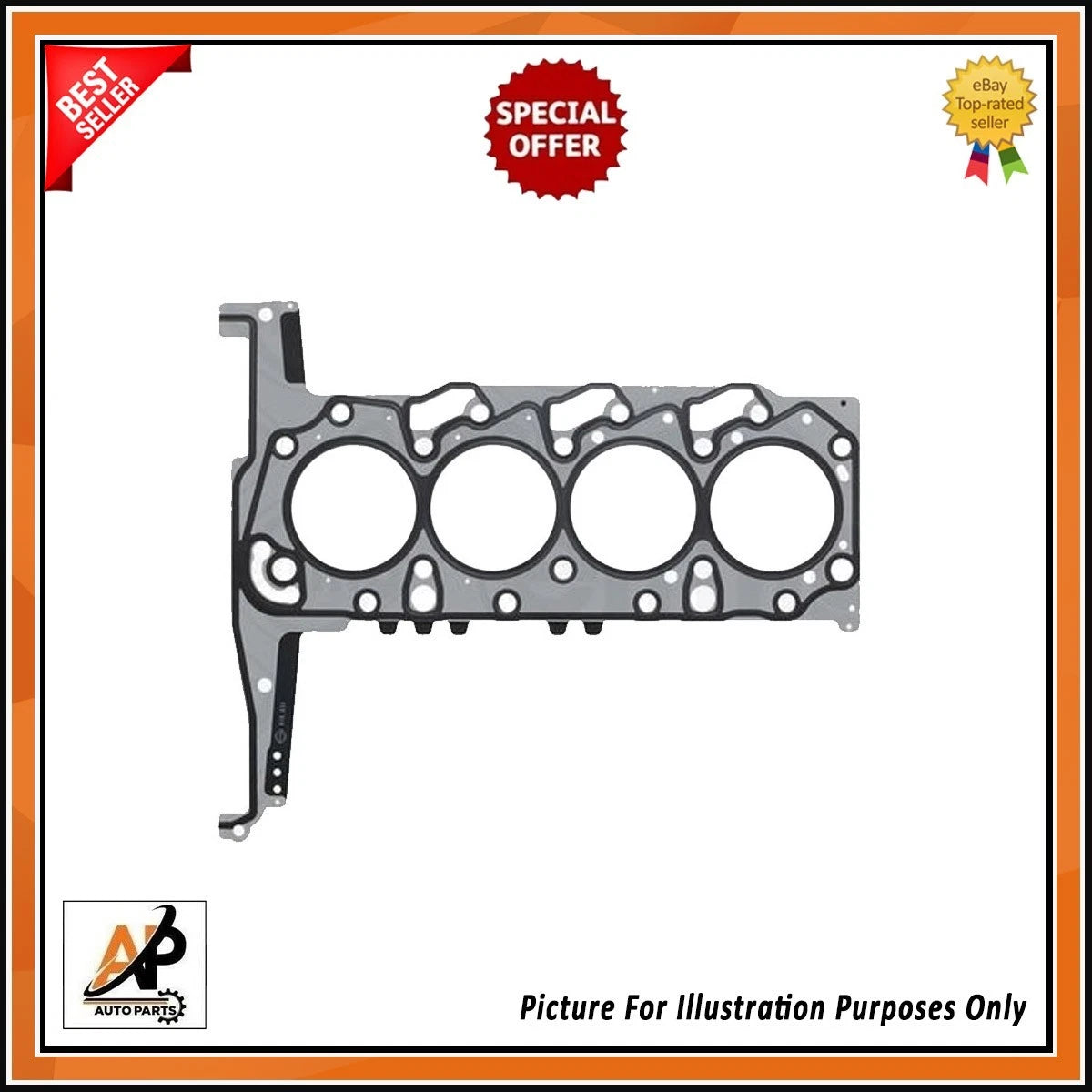 Head Gasket Kit with Bolts for Ford Transit Ranger 2.2 TDCI (2006–2018)