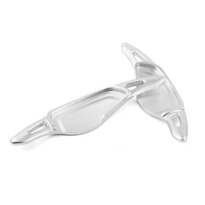 Silver Steering Wheel Paddle Shifter Extensions for BMW 5 7 Series X3 X4 X5 (2001-2023)