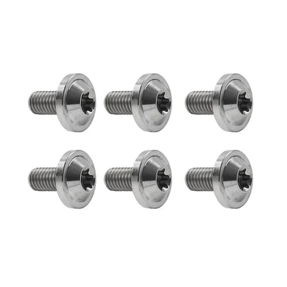 6 x M5x25mm Titanium Alloy Torx Head Bolts for Bike Motorcycle