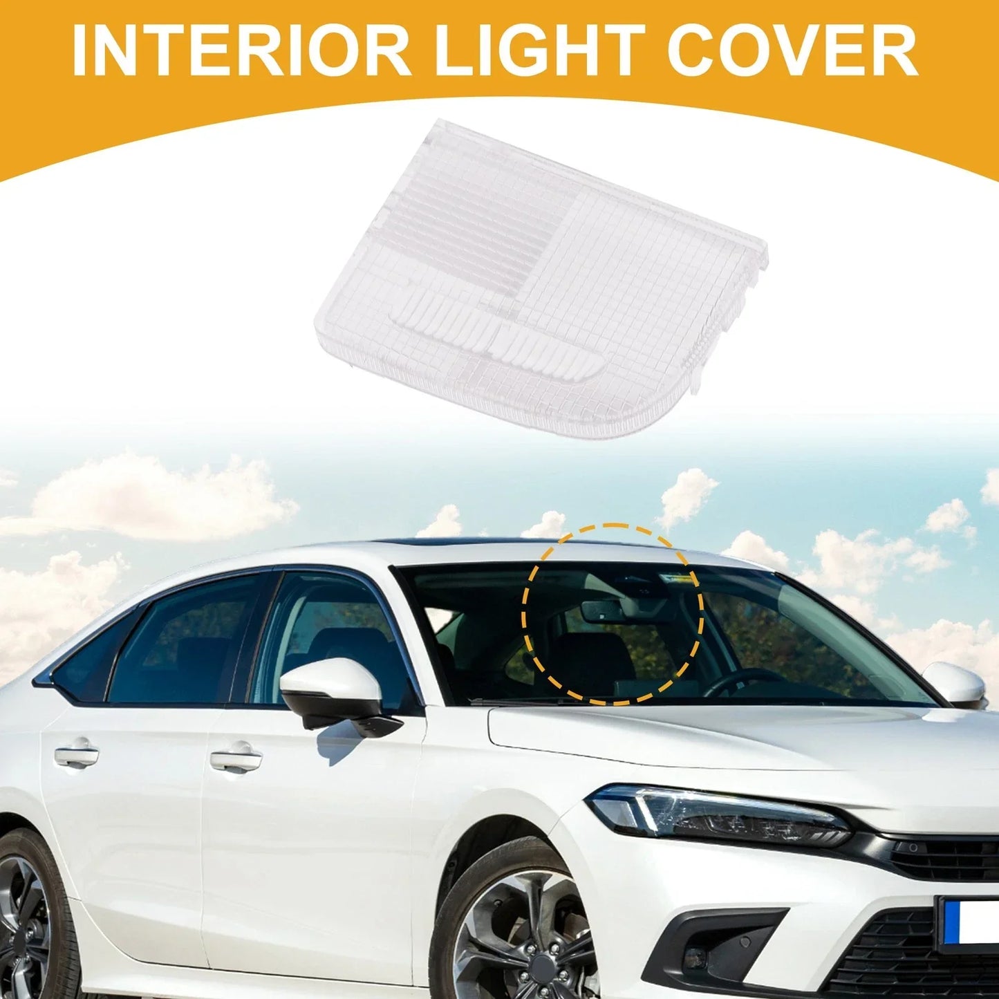 Car Rear Left Interior Light Cover for Honda Accord (2003-2019)
