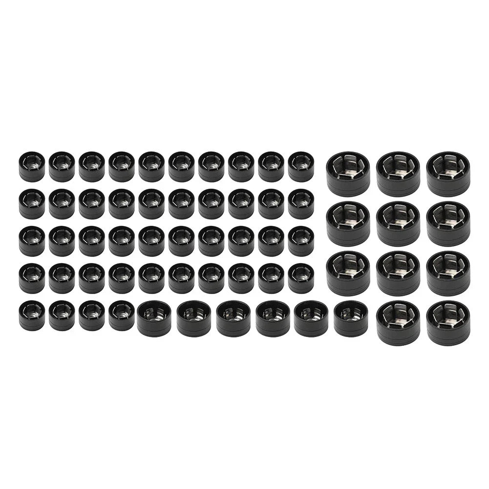 61x Engine Bolt Topper Caps for Harley Touring Road King Electra Glide (1999-2006)