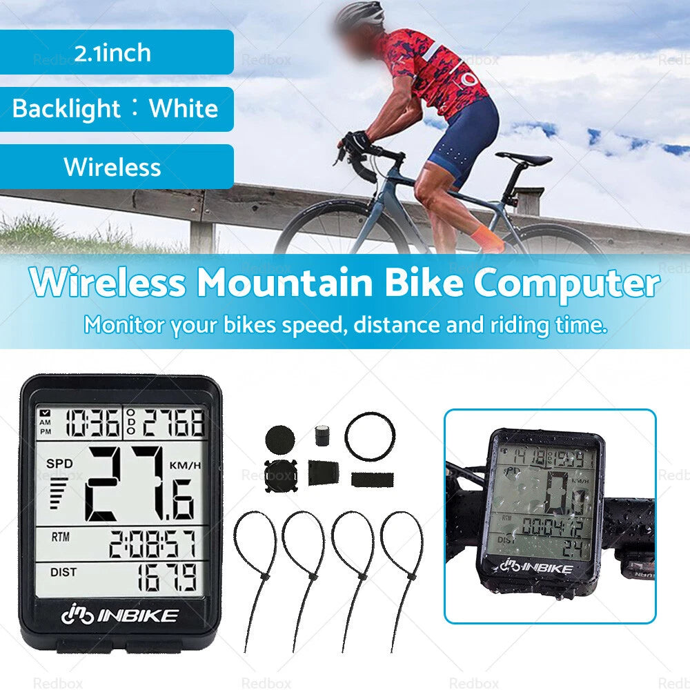 Waterproof Wireless Bicycle Speedometer Odometer for Mountain Bike