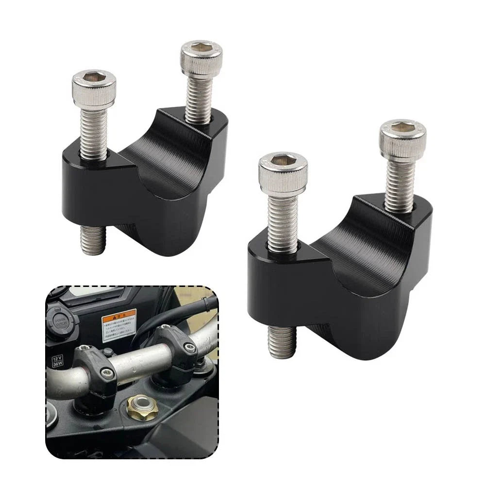 1 1/8" 28mm Handlebar Riser Clamp Mount Bracket Black for CFMOTO 800MT (2021-23)