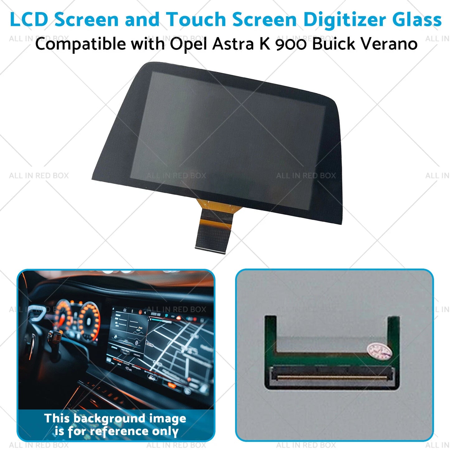 LCD Screen & Touch Digitizer for Opel Astra K (2015-2019)