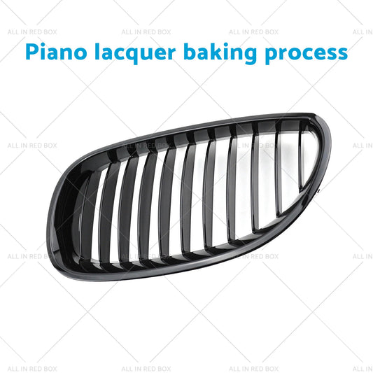 Gloss Black Front Grille for BMW E60 E61 5 Series (2003-2010)