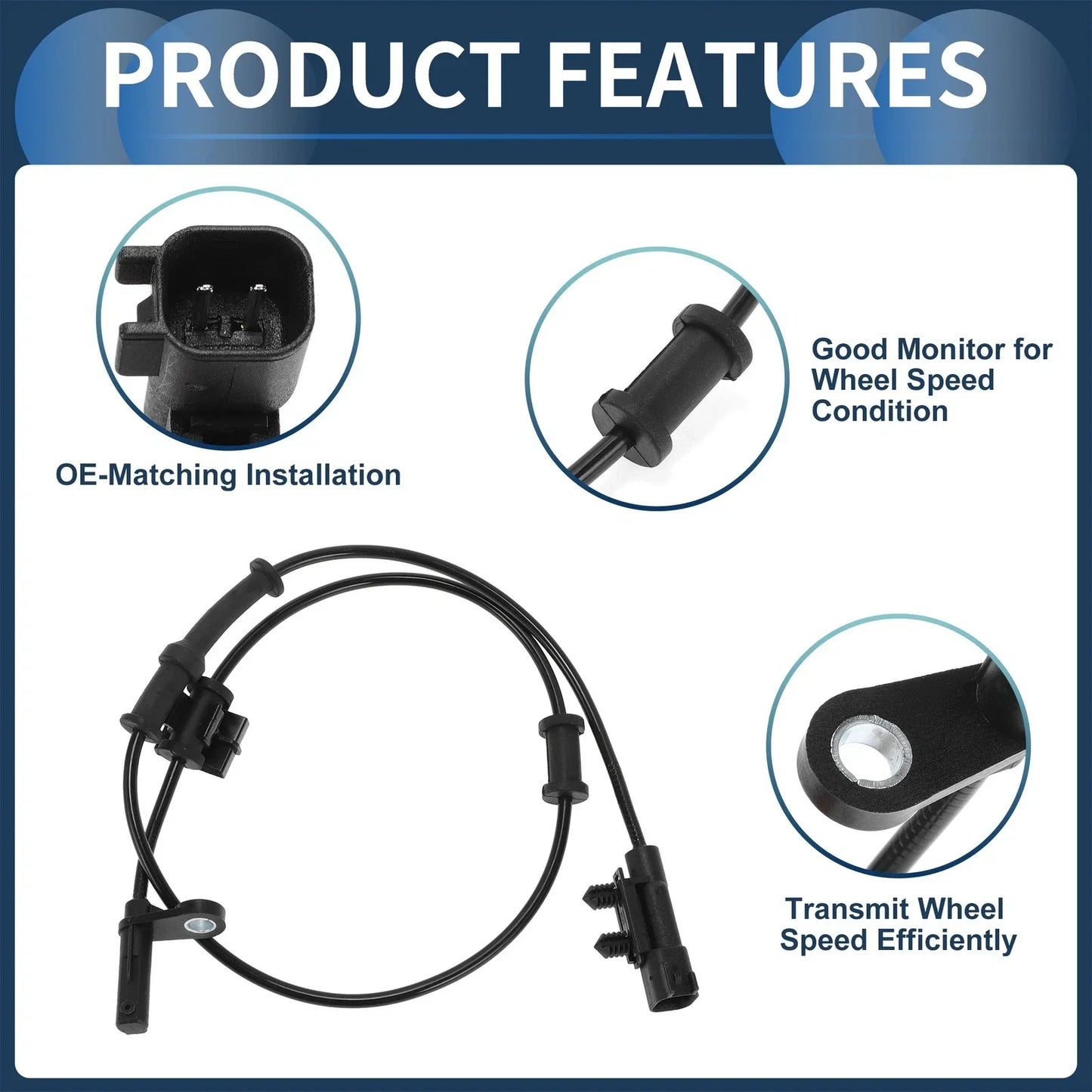 ABS Wheel Speed Sensor for Chrysler 300 (2011-2015) Rear Right