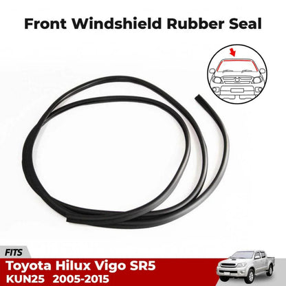 Windshield Glass Seal Weatherstrip Fits Toyota Hilux Vigo KUN26 Truck 05-15 D10