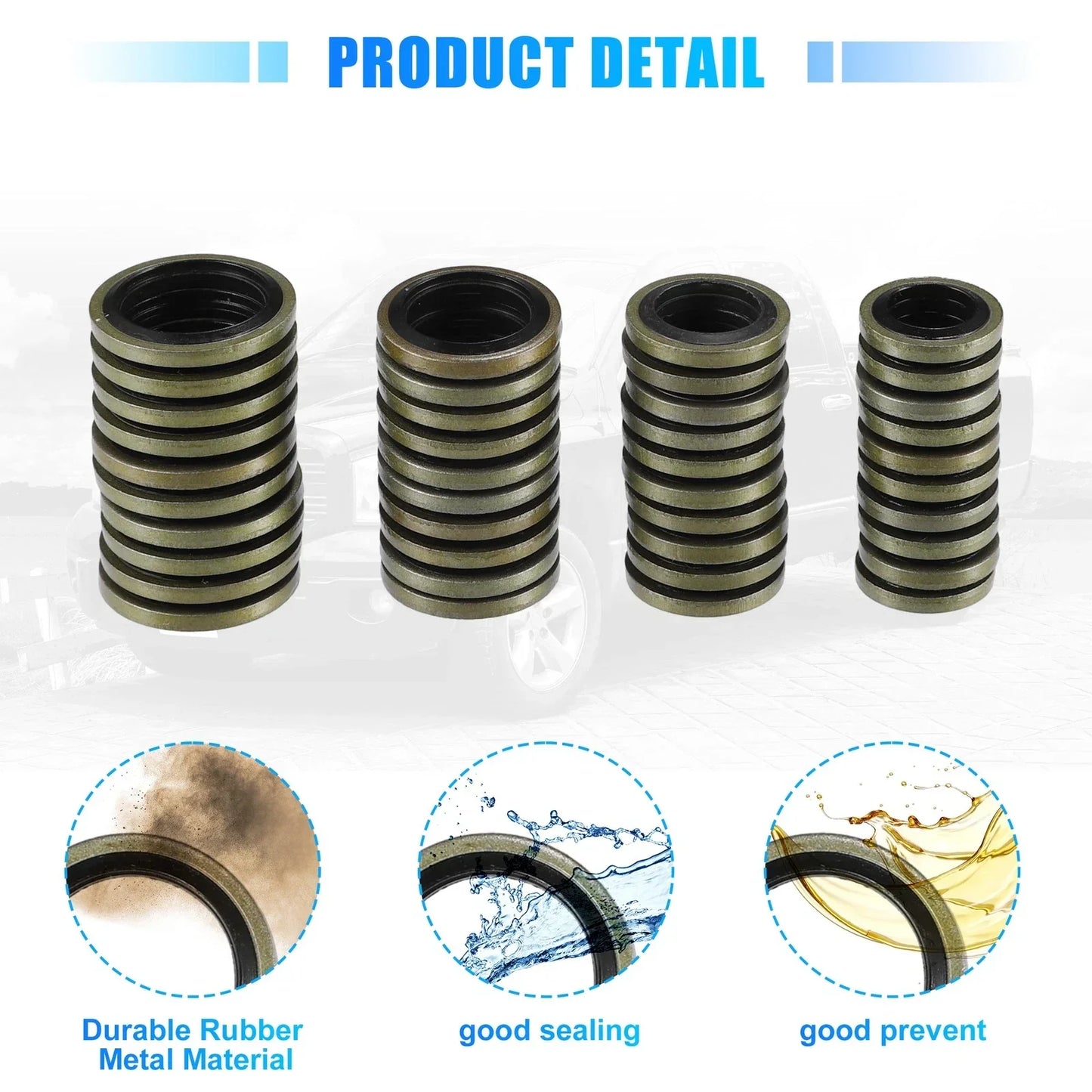 Car Fuel Sealing Washers Set for Dodge 12V 24V 5.9L 6.7L ( Specified)