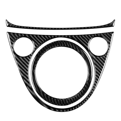 Carbon Fiber Gear Shift Panel Cover Trim for Fiat 500 (2012-2015)