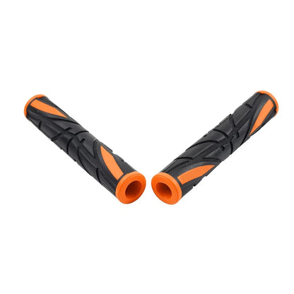 Orange Universal Motor Brake Clutch Handlebar Grips Rubber Sleeve Cover